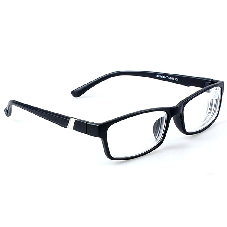 Kacamata Aldisiter 6801 Black - Frame Kotak Klasik Unisex
